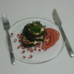 Eggplant with cheese Eggplant with cheese