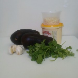 Eggplant with cheese