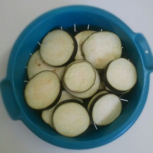 Eggplant with cheese