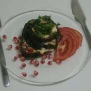 Baked Eggplants with cheese