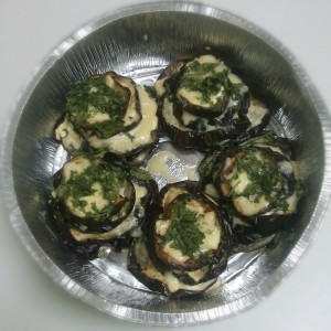 Eggplant with cheese
