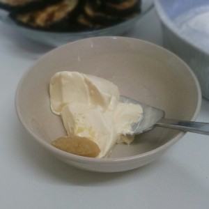 Eggplant with cheese