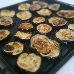 Eggplant with cheese