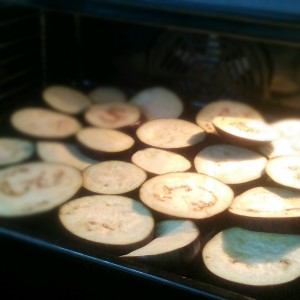 Eggplant with cheese
