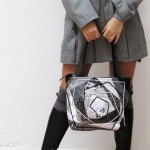 OOAK Quilted Bag MONOCHROME
