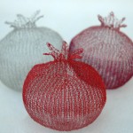 Wire pomegranate pattern wire crochet tutorial wire work instructions DIY wire sculpture yoola ebook