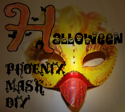 Phoenix mask featured Phoenix mask Halloween DIY