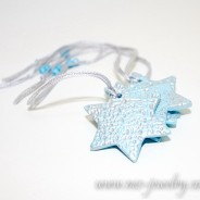 Star shaped wedding favors and place card holders