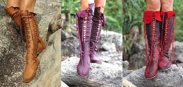 Boho style footwear shop