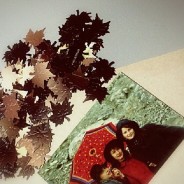 Fall Maple Leaves Scrapbooking DIY tutorial