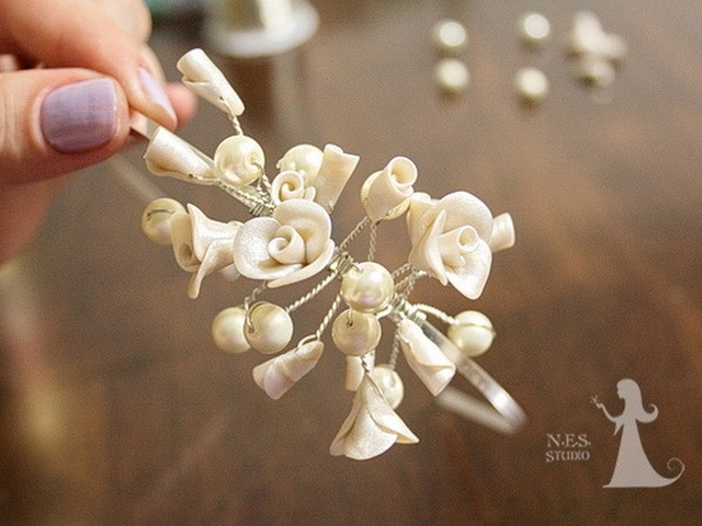 Handmade vintage style wedding tiara DIY