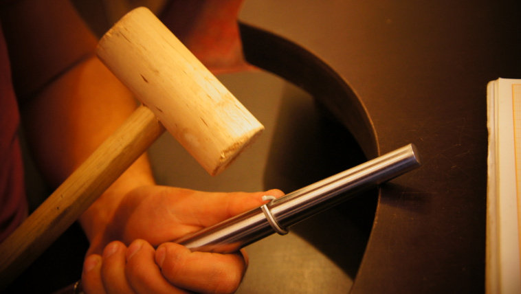 unique silver jewelry handmade Manerovs in work 1