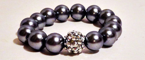handmade glass pearls bracelet 1