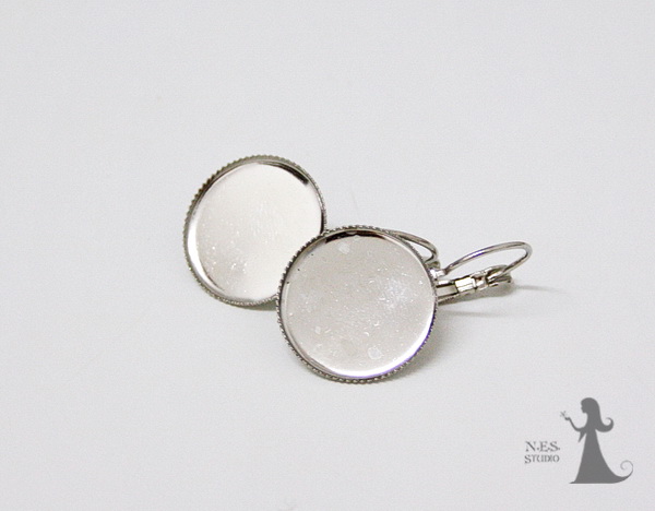 Craft supplies metal earring base NES studio var1 1