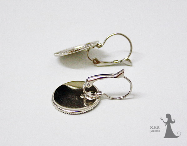 Craft supplies metal earring base NES studio var1 2