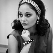 Black and white polka dot bangles