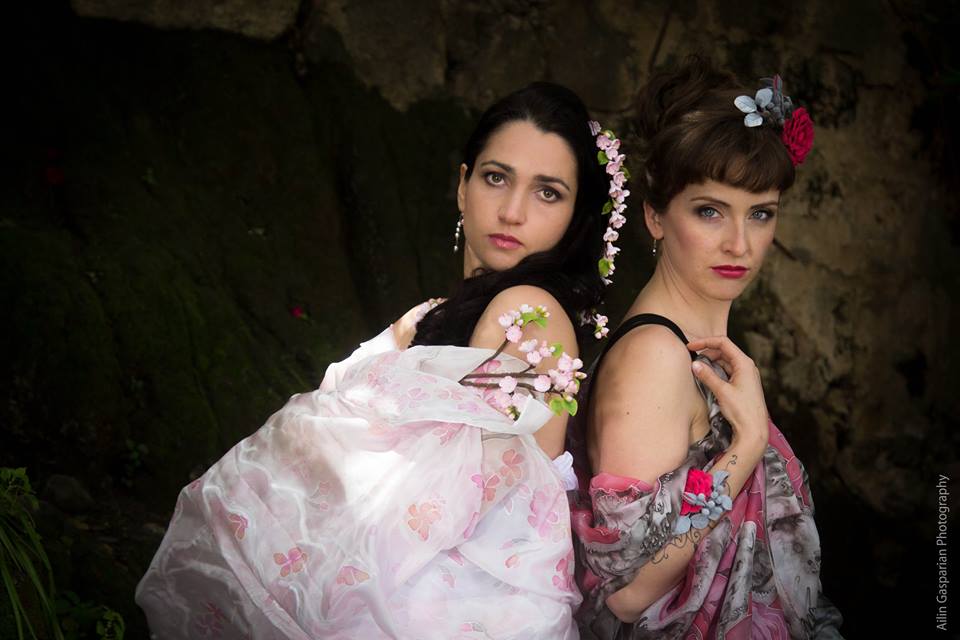 Hand painted silk Flower Women 11
