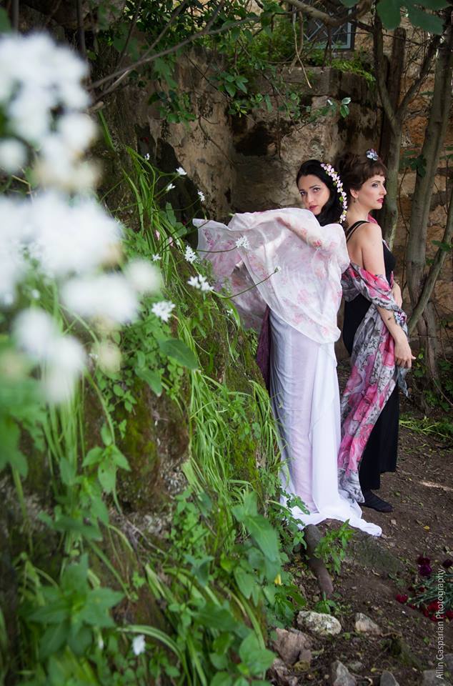 Hand painted silk Flower Women 17