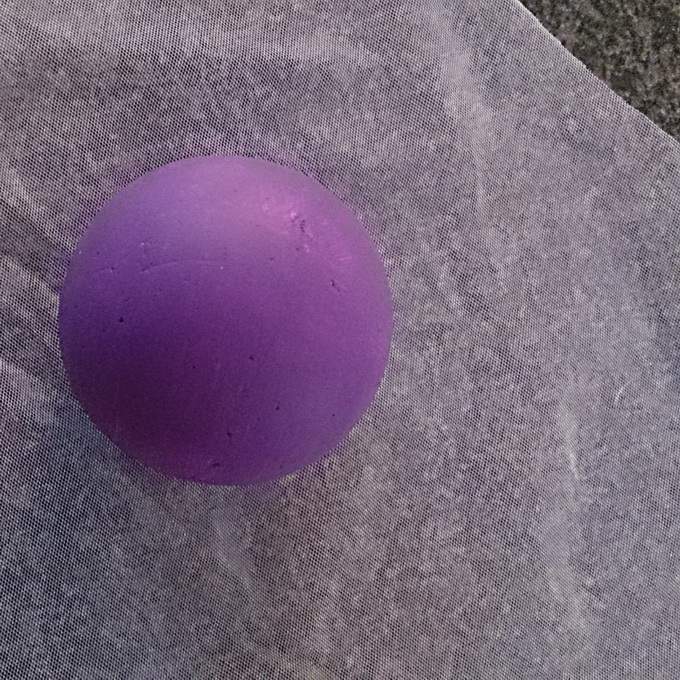 Christmas decorations DIY lilac balls