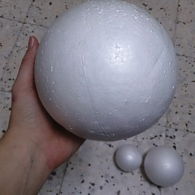 Christmas decorations DIY lilac balls